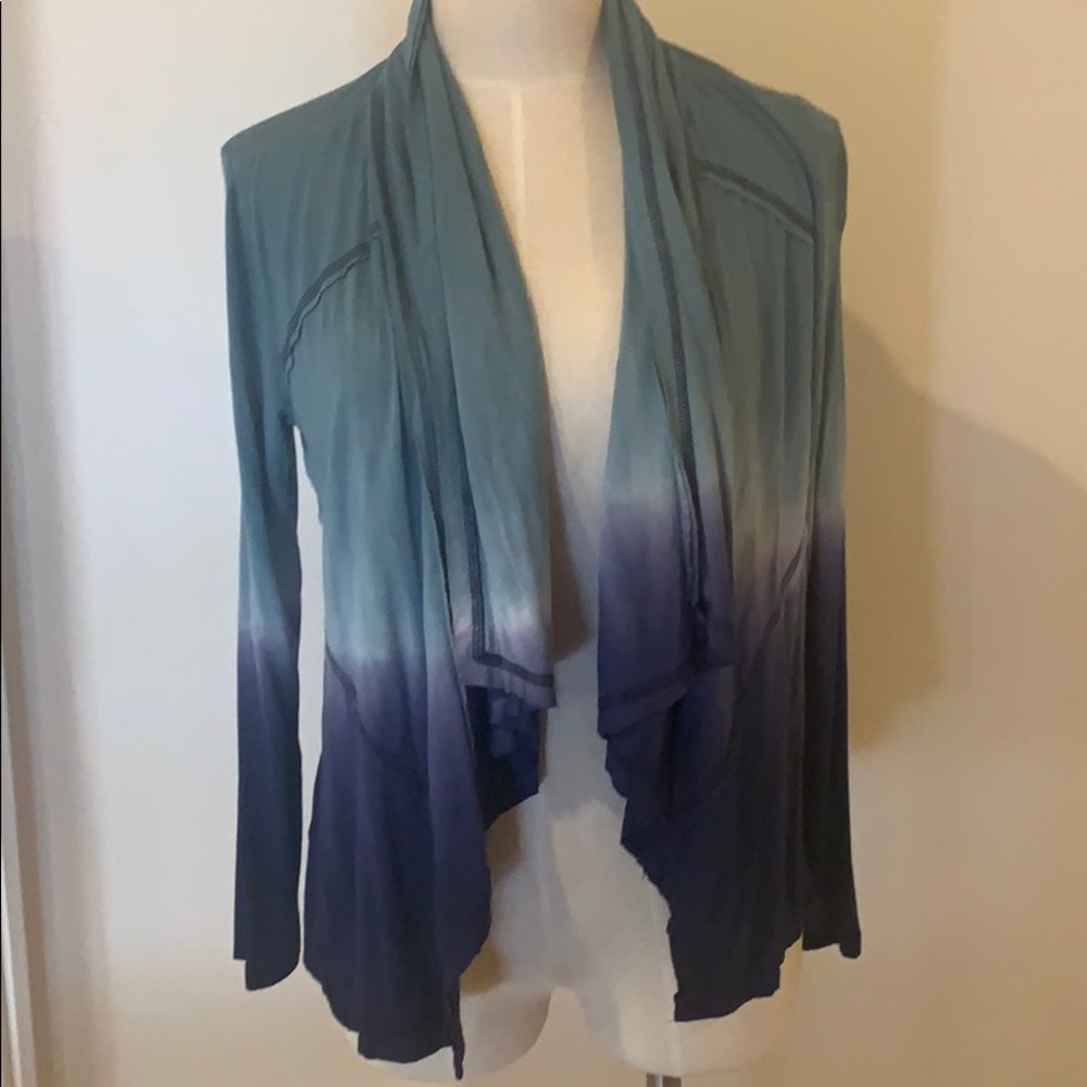 Gypsy ombré jersey cardigan